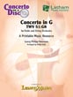 Concerto in G Orchestra sheet music cover